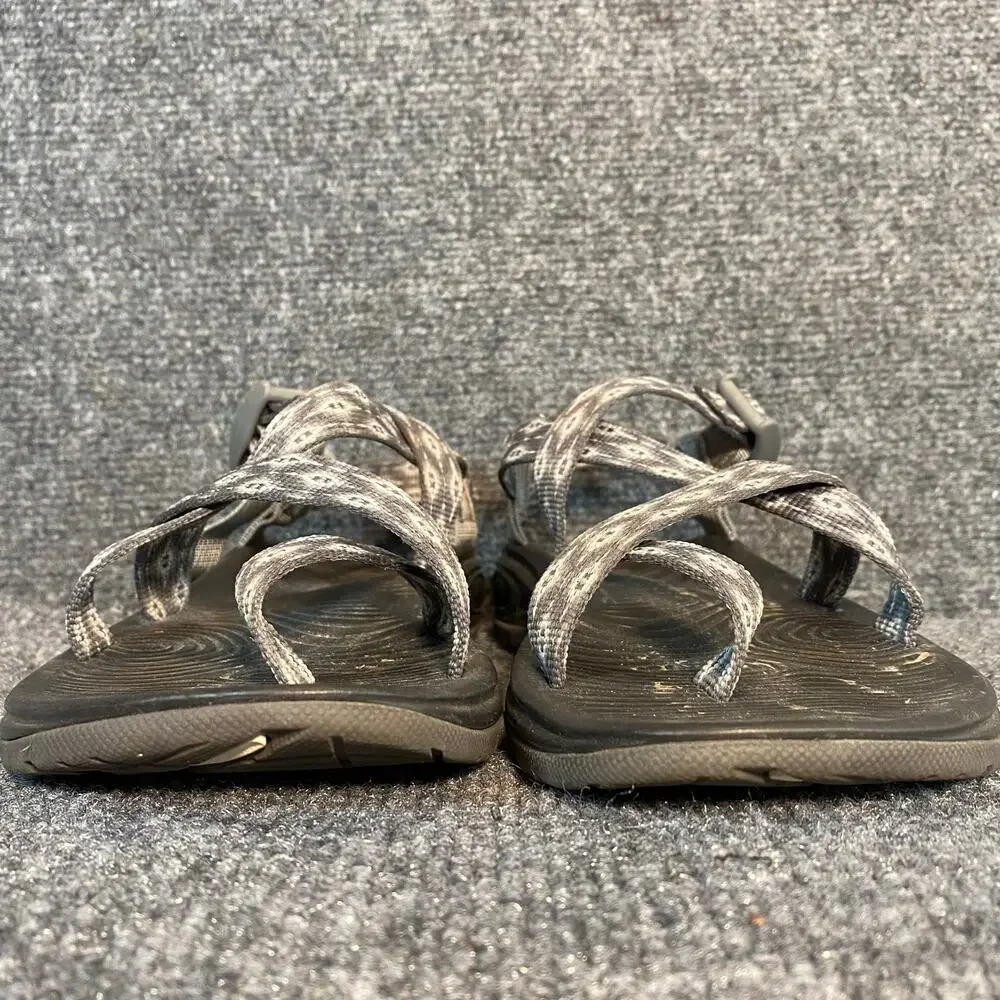 Chaco Zvolv 2 Adjustable Sport Sandals Durable Hiking Water Shoes Womens 9 Gray
